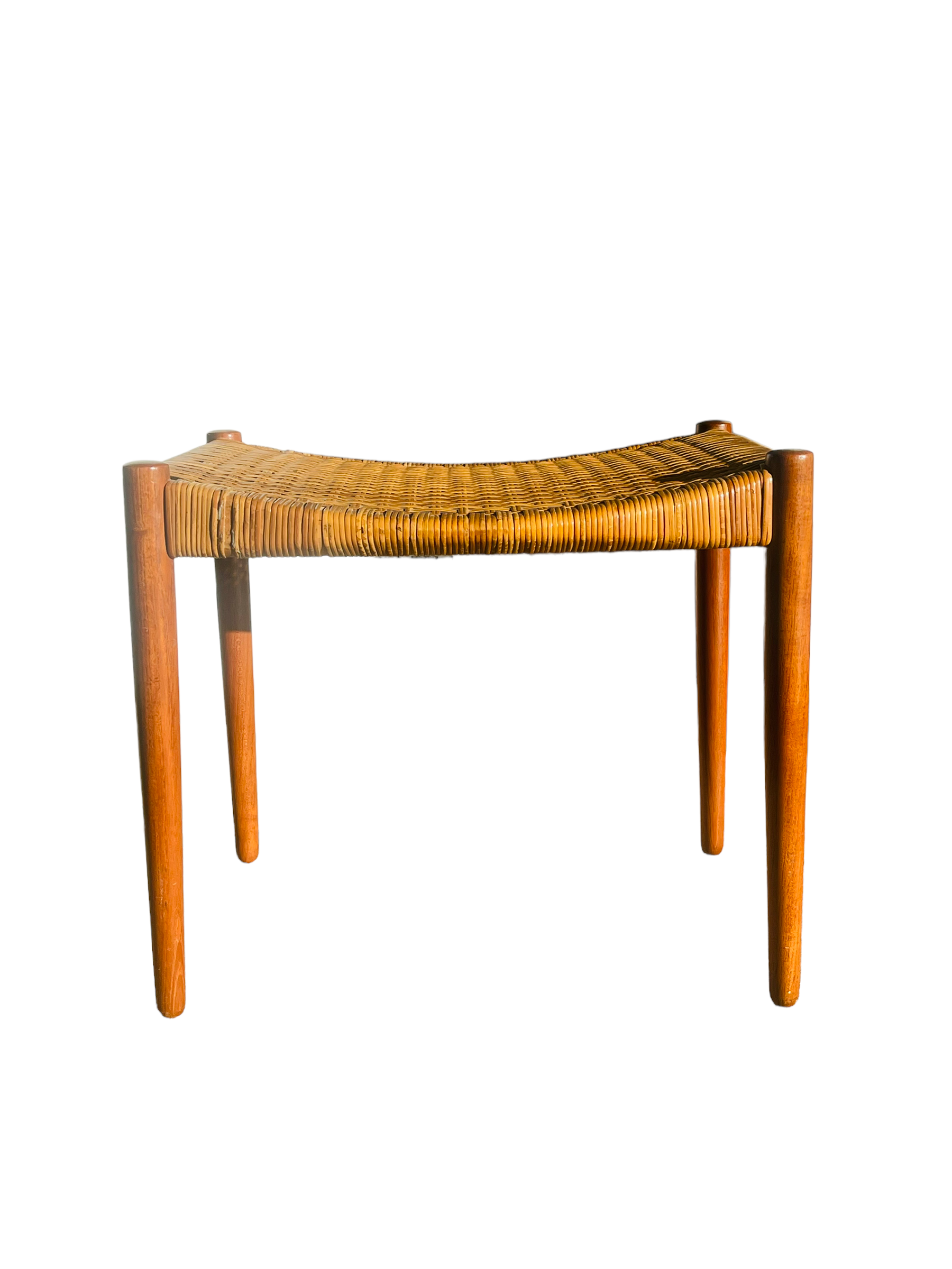 Danish Foot Stool by Aksel Bender Madsen & Ejner Larsen for Willy Beck image 1