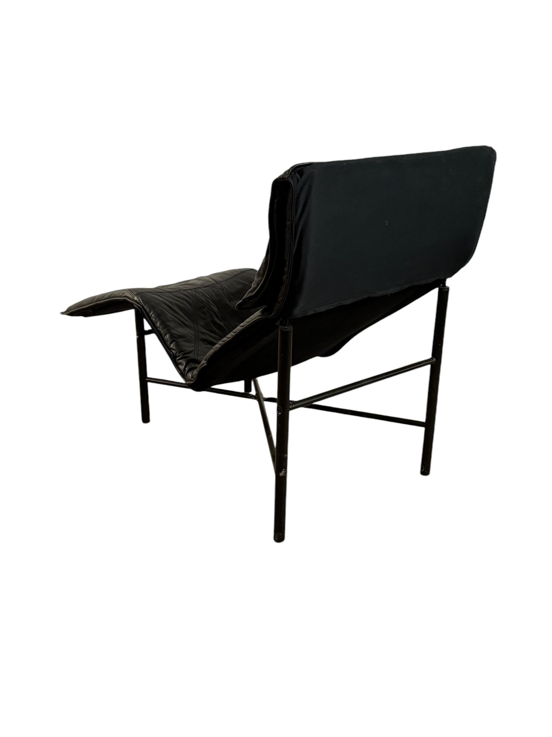 1970s Skye Leather Chaise by Tord Björklund for IKEA image 7