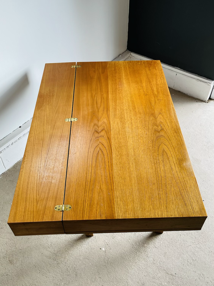 Danish Modern Teak Flip Top Desk by Peter Lovig Nielsen image 12