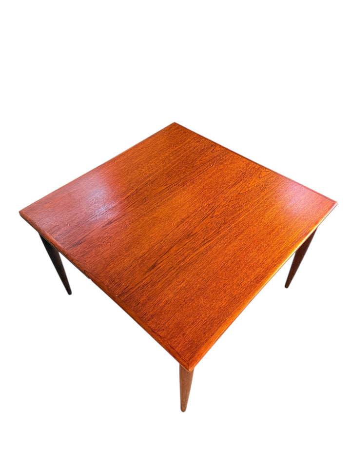 Mid Century Danish Modern Teak Draw Leaf Dining Table  image 2