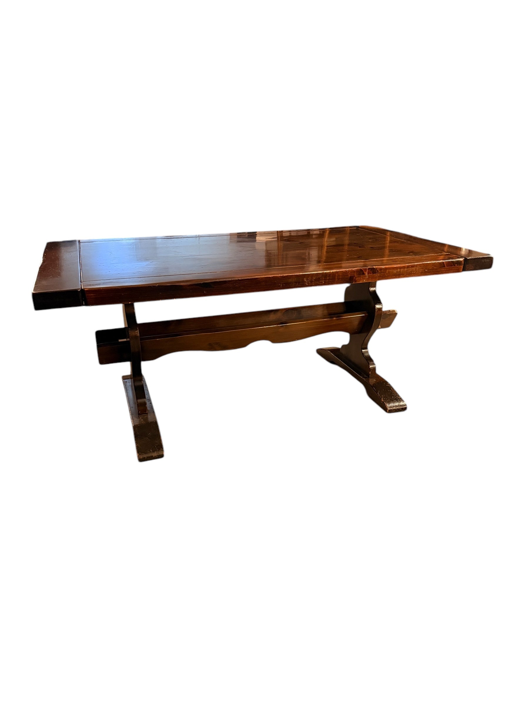 Vintage Expandable Farm Table Bradford Vermont Furniture image 7