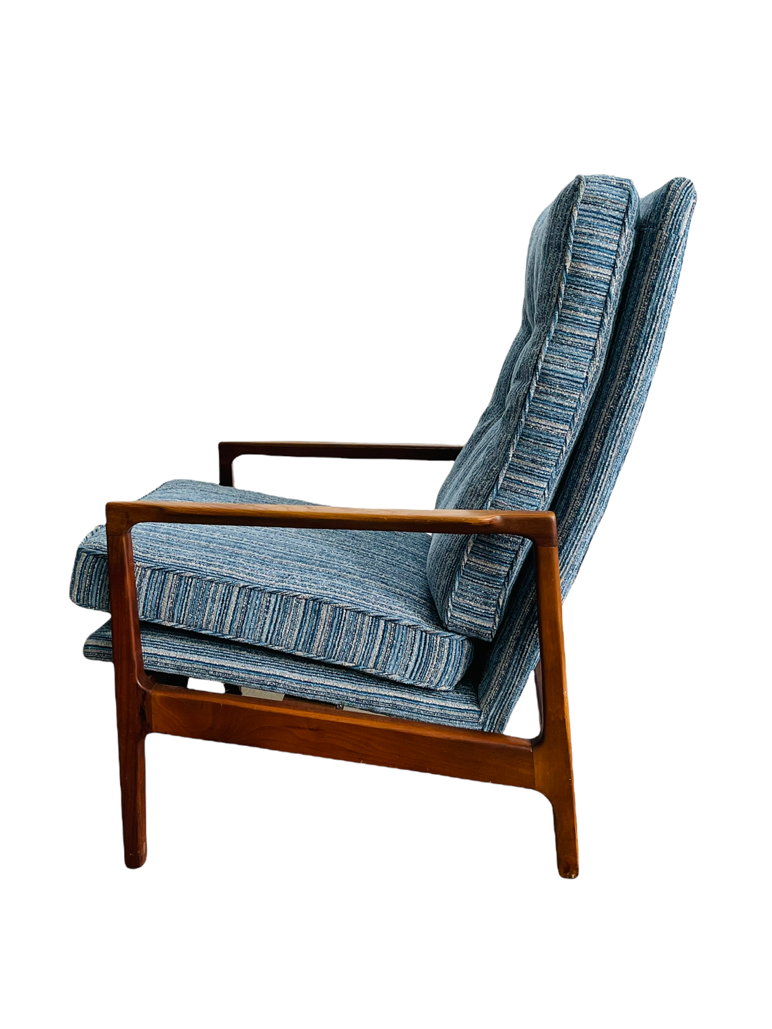 Milo Baughman Reclining Chair & Ottoman by James INC  image 5