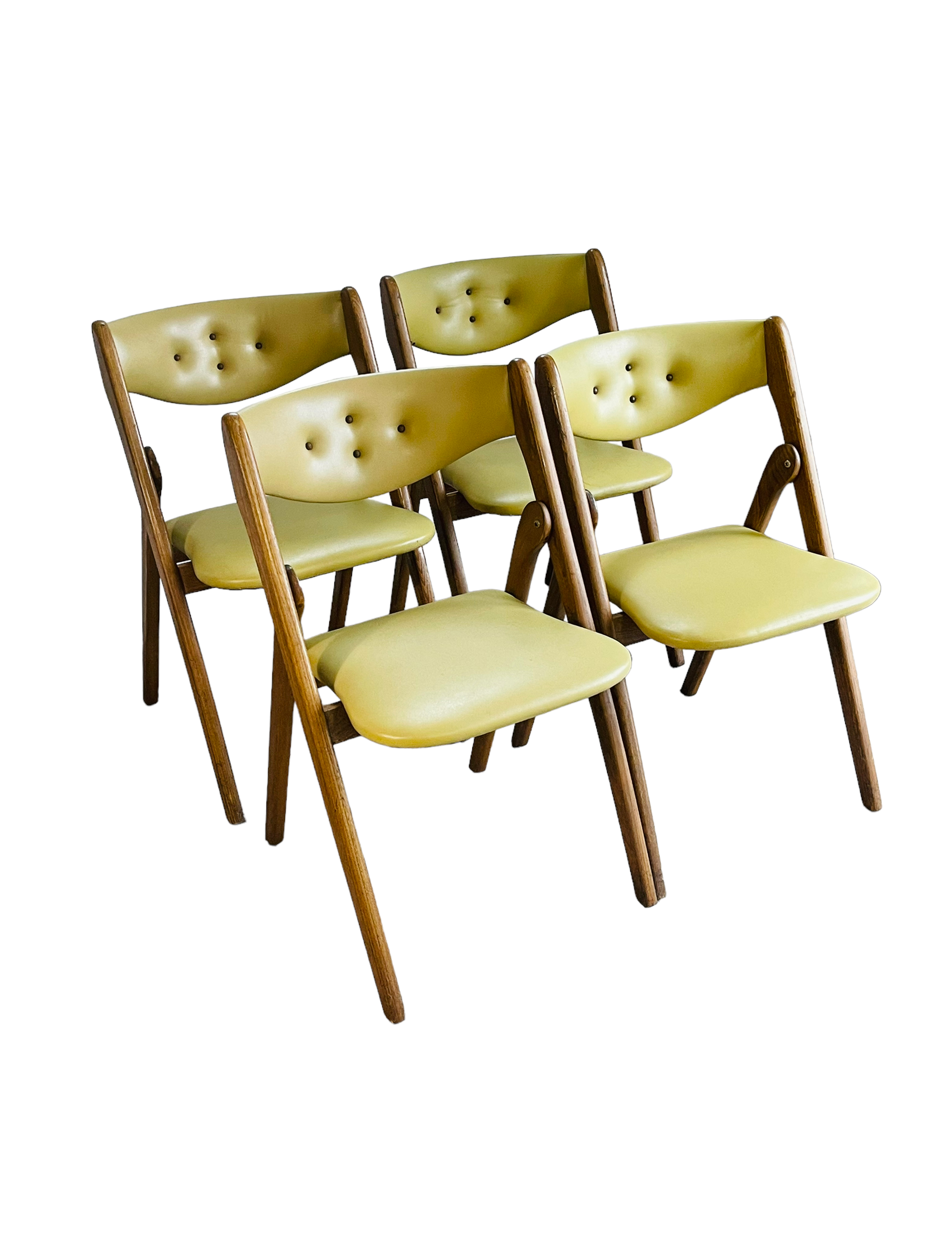 Set 4 Mid-Century Folding Chairs by Thonet image 0