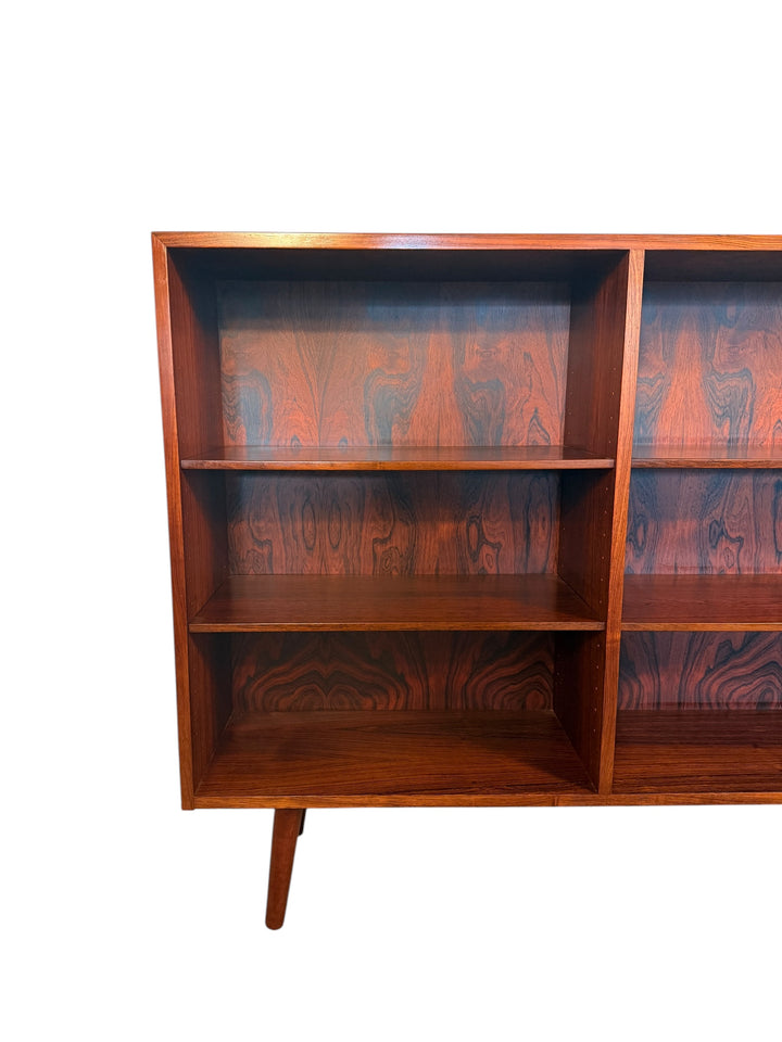 Mid Century Danish Modern Rosewood Bookcase by Omann Jun image 7
