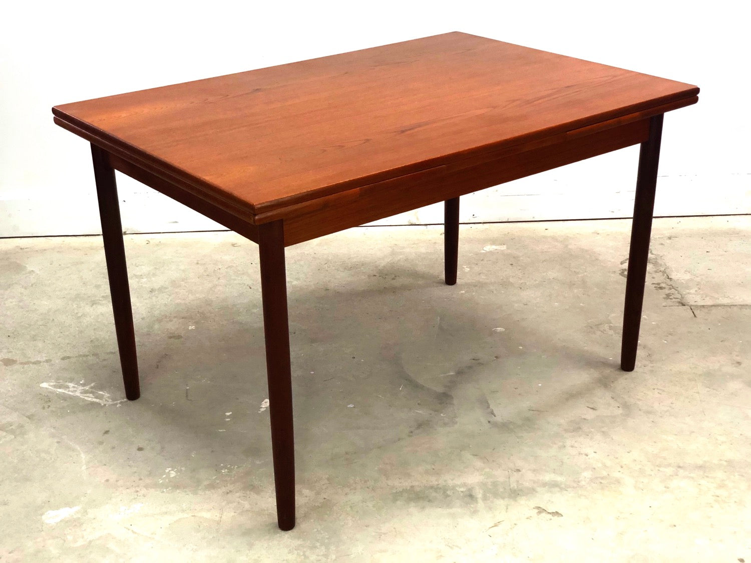 Mid-Century Danish Modern Teak Draw Leaf Dining Table image 3