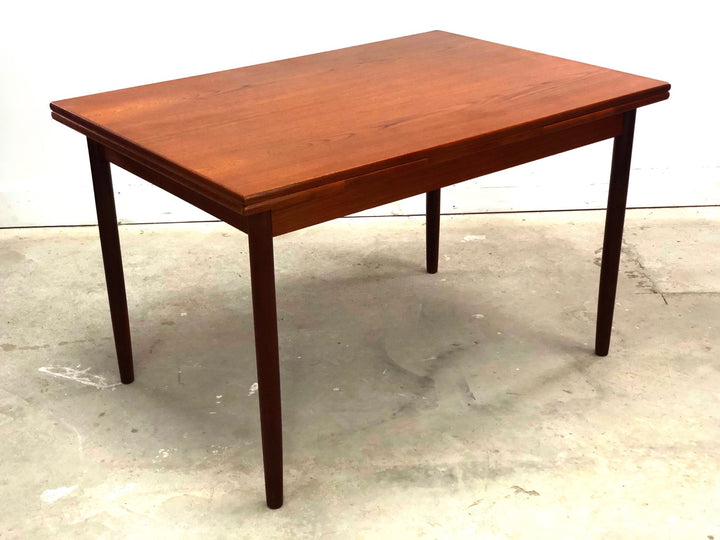 Mid-Century Danish Modern Teak Draw Leaf Dining Table image 3