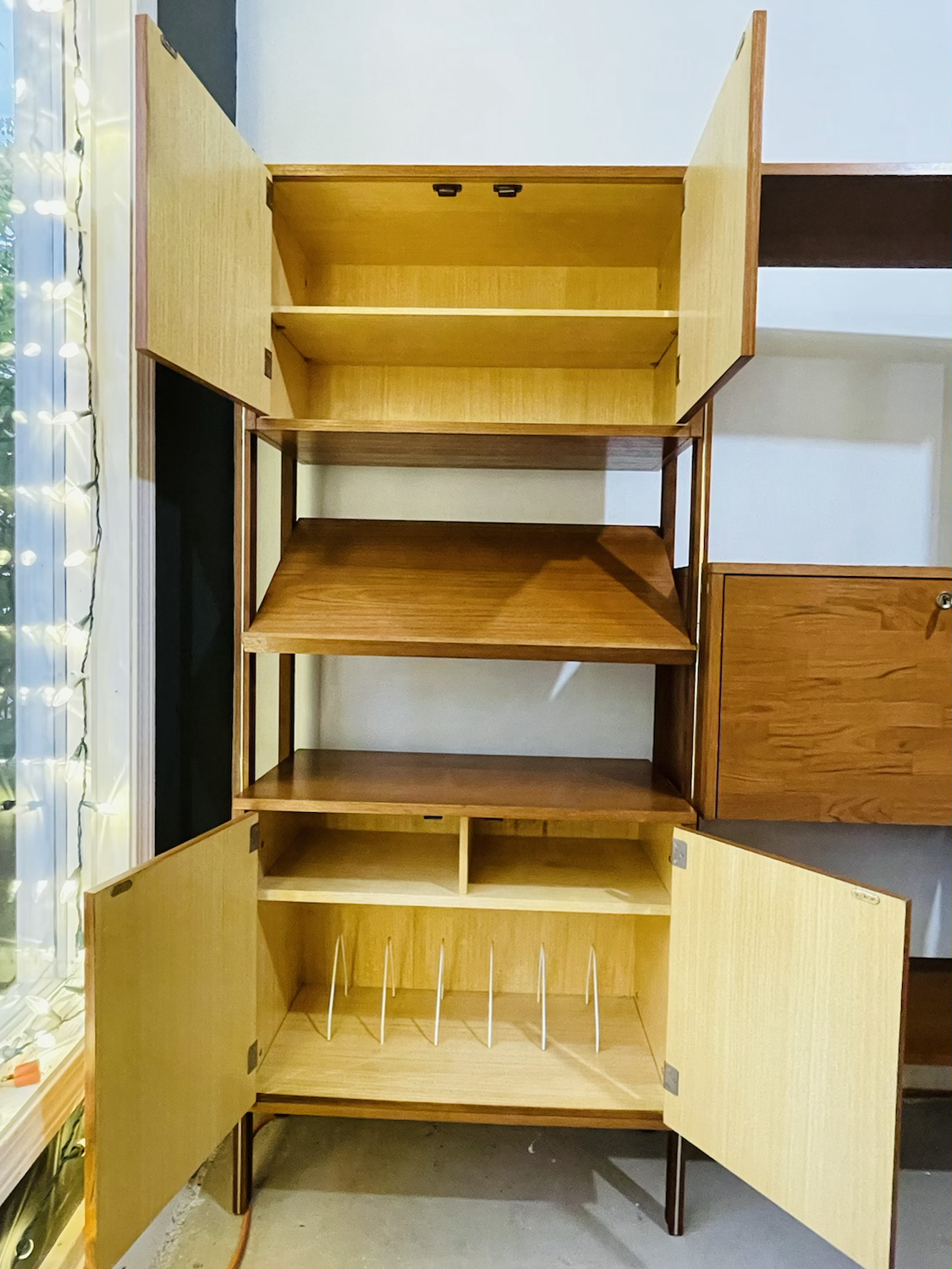 Mid-Century Modern Teak Wall Unit  image 4