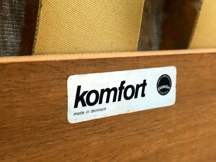 Set 2 Mid-Century Danish Modern Teak Komfort Lounge Chairs image 9