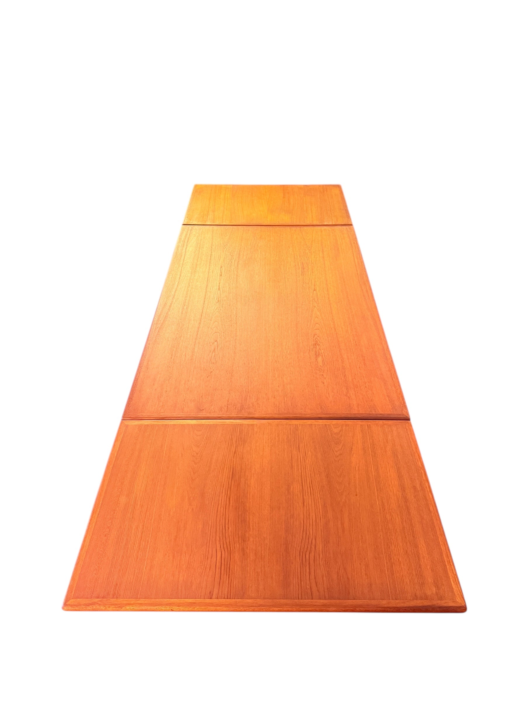 Mid Century Danish Modern Teak Draw Leaf Dining Table image 6