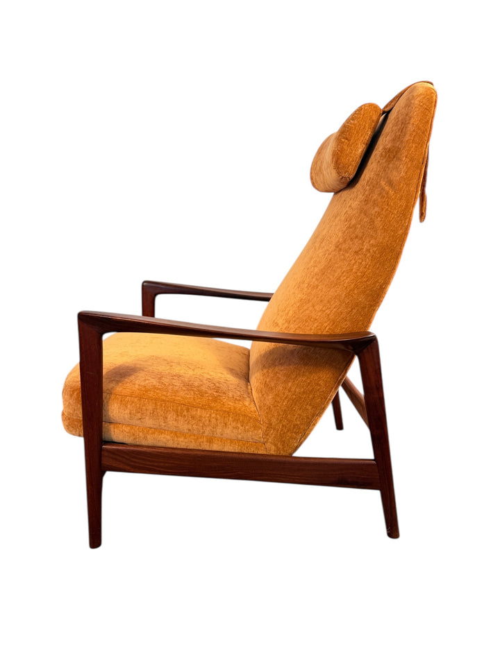 Folke Ohlsson for DUX High-Back Lounge Chair with Ottoman  image 7