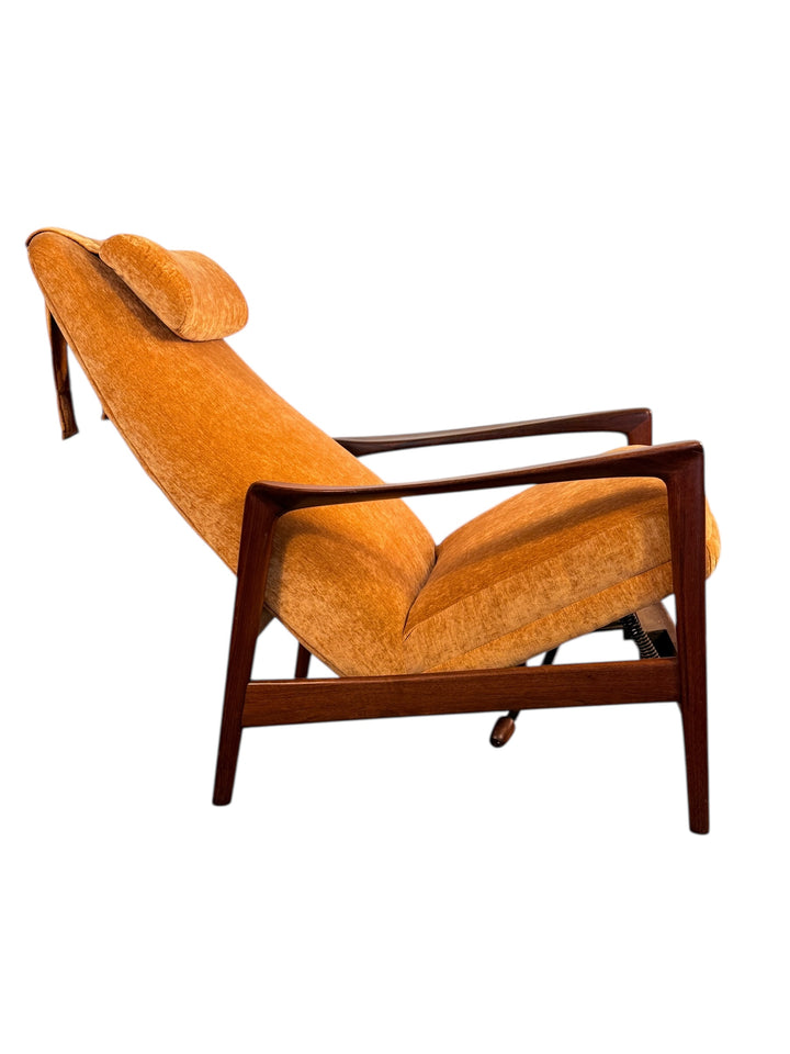 Folke Ohlsson for DUX High-Back Lounge Chair with Ottoman  image 8