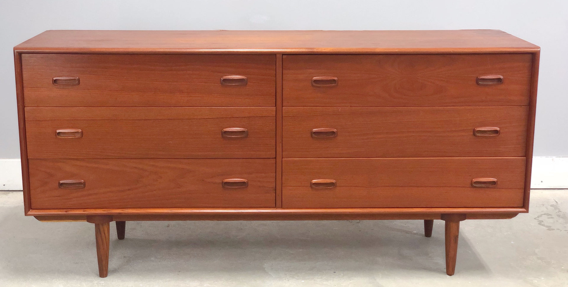 Mid Century Danish Modern Teak Dresser/Credenza image 1