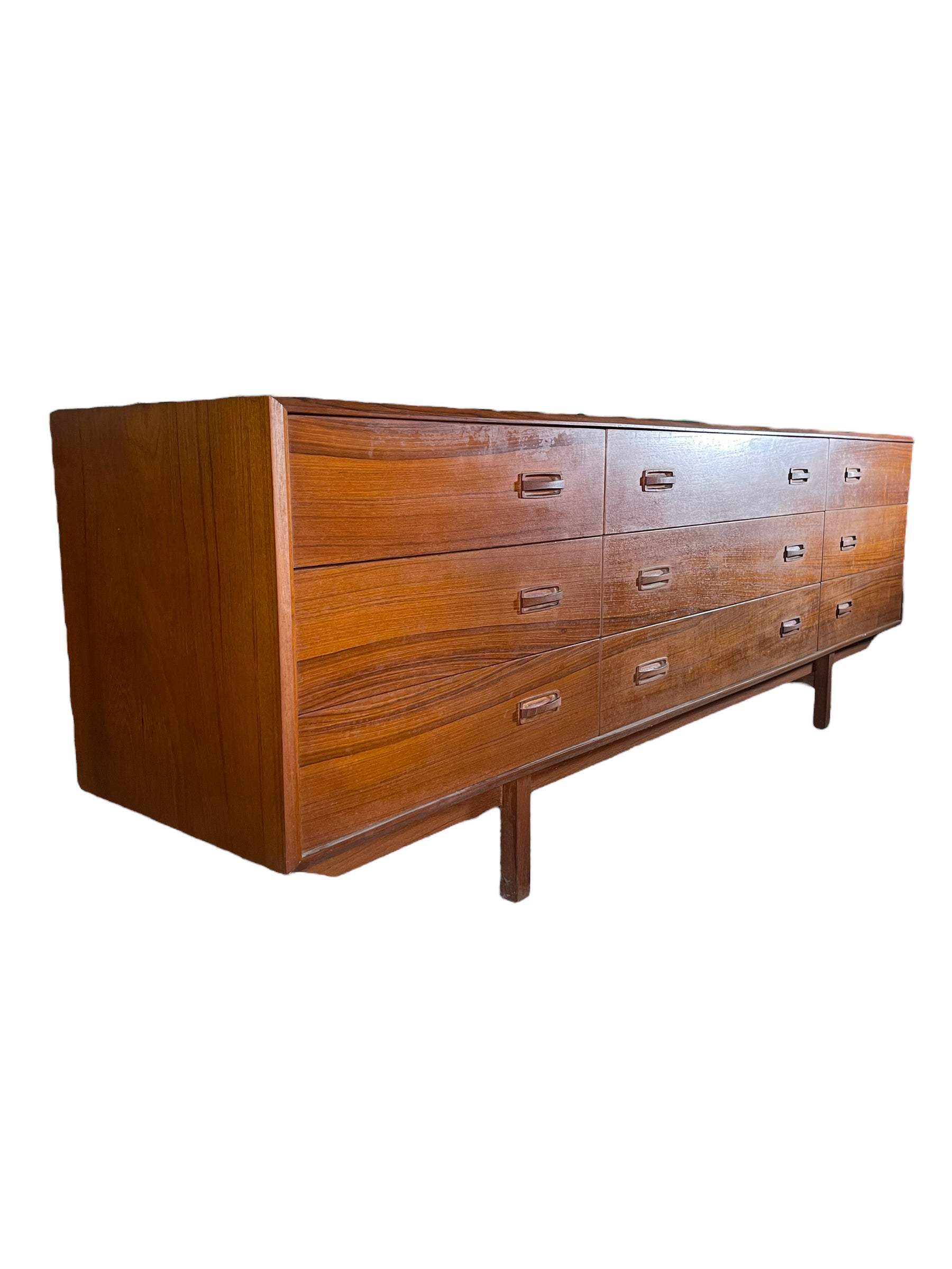Mid-Century Danish Monder Teak Tripple Dresser / Credenza  image 1