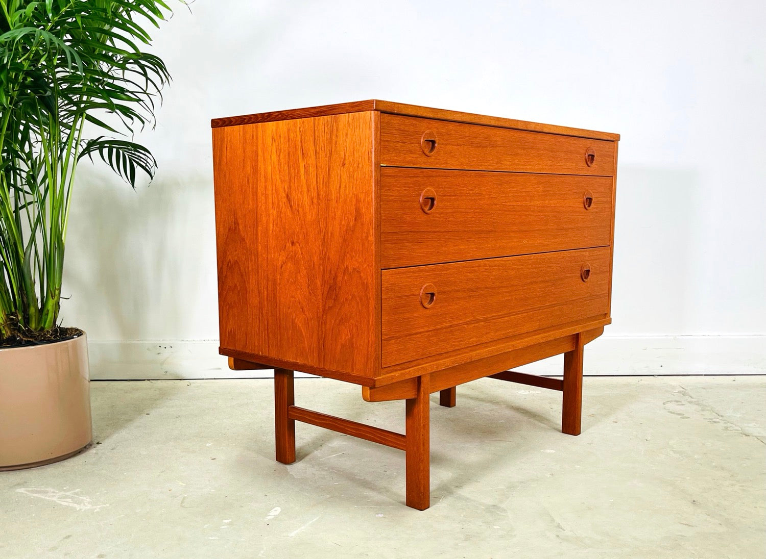Mid-Century Modern Teak Dresser image 1
