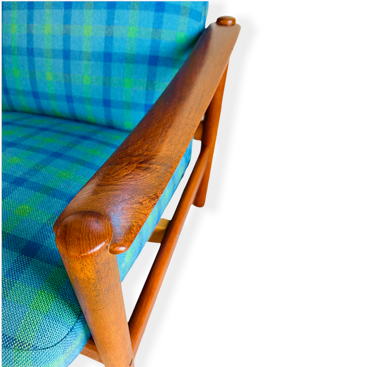 Mid-Century Modern Teak Recliner Chair by WESTNOFA  image 5