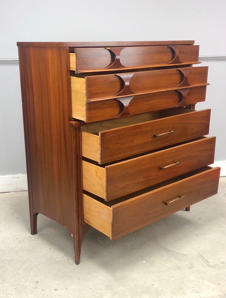 Mid-Century Modern Highboy Dresser By Kent Coffey Perspecta image 2