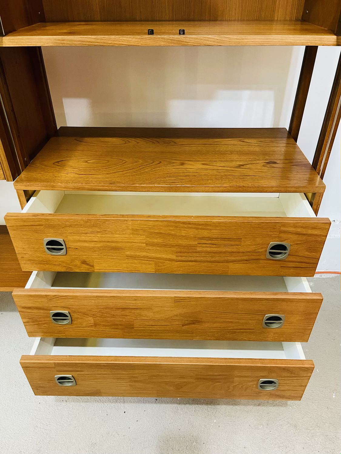Mid-Century Modern Teak Wall Unit  image 7