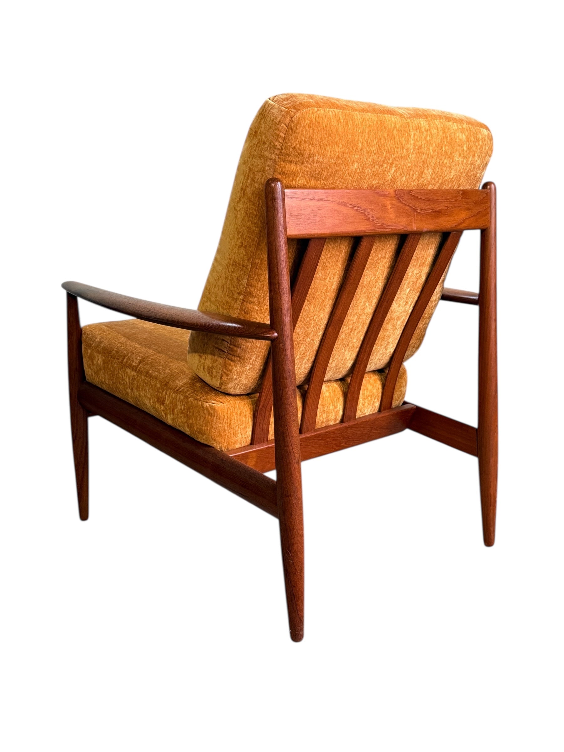 Grete Jalk for France & Son Danish Teak Lounge Chair 1960s image 5