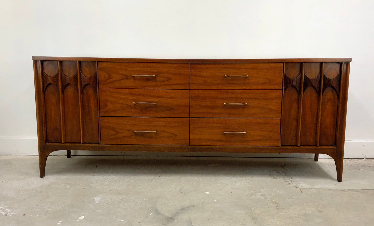 Kent Coffey Perspecta Mid-Century Century Modern Walnut & Rosewood  Dresser image 1