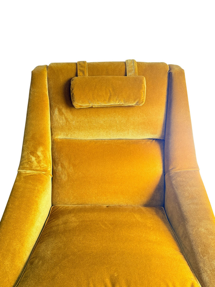 Folke Ohlsson for Dux Lounge Chair - Back Detail with Velvet