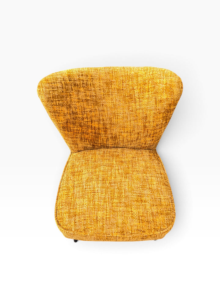 Cocktail chair seat from above