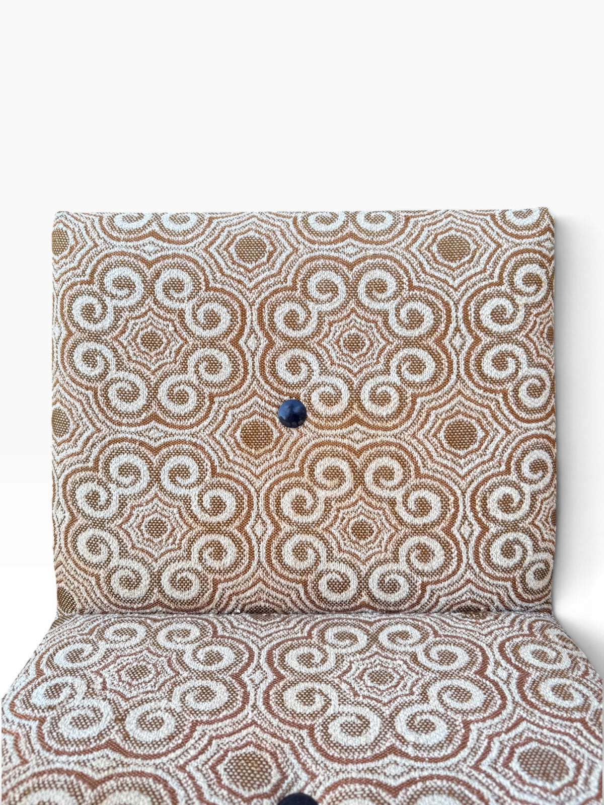 Detail of original retro upholstery fabric