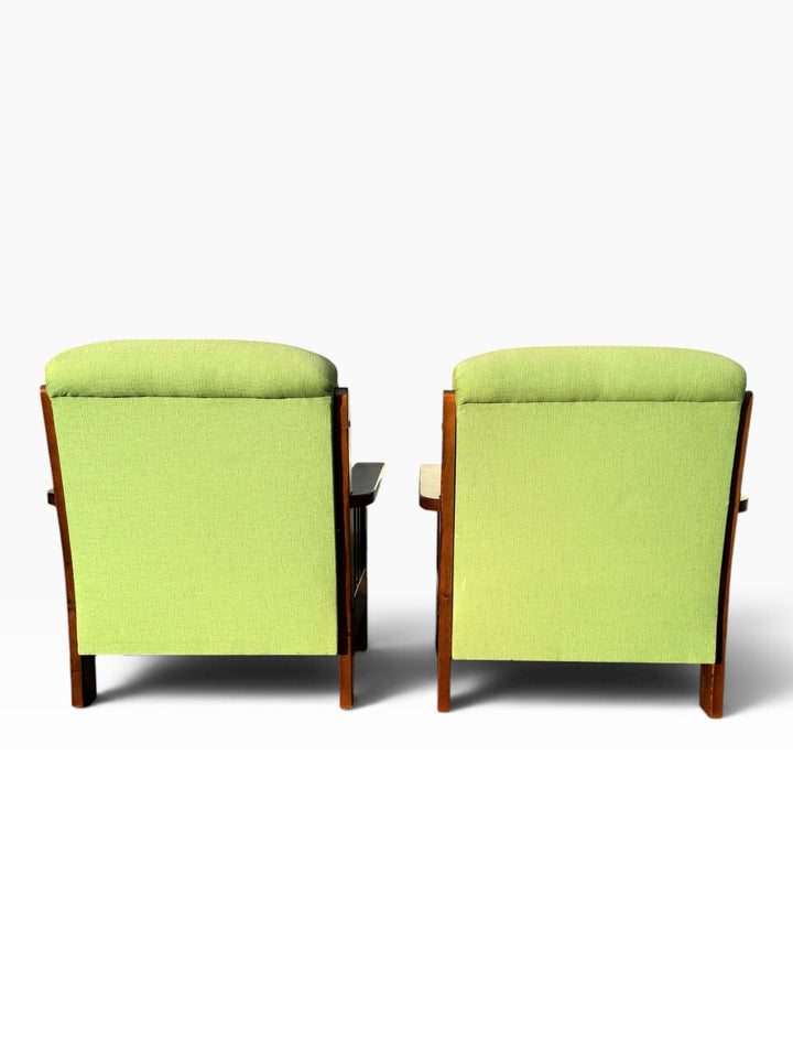 Pair of Mission chairs, back view