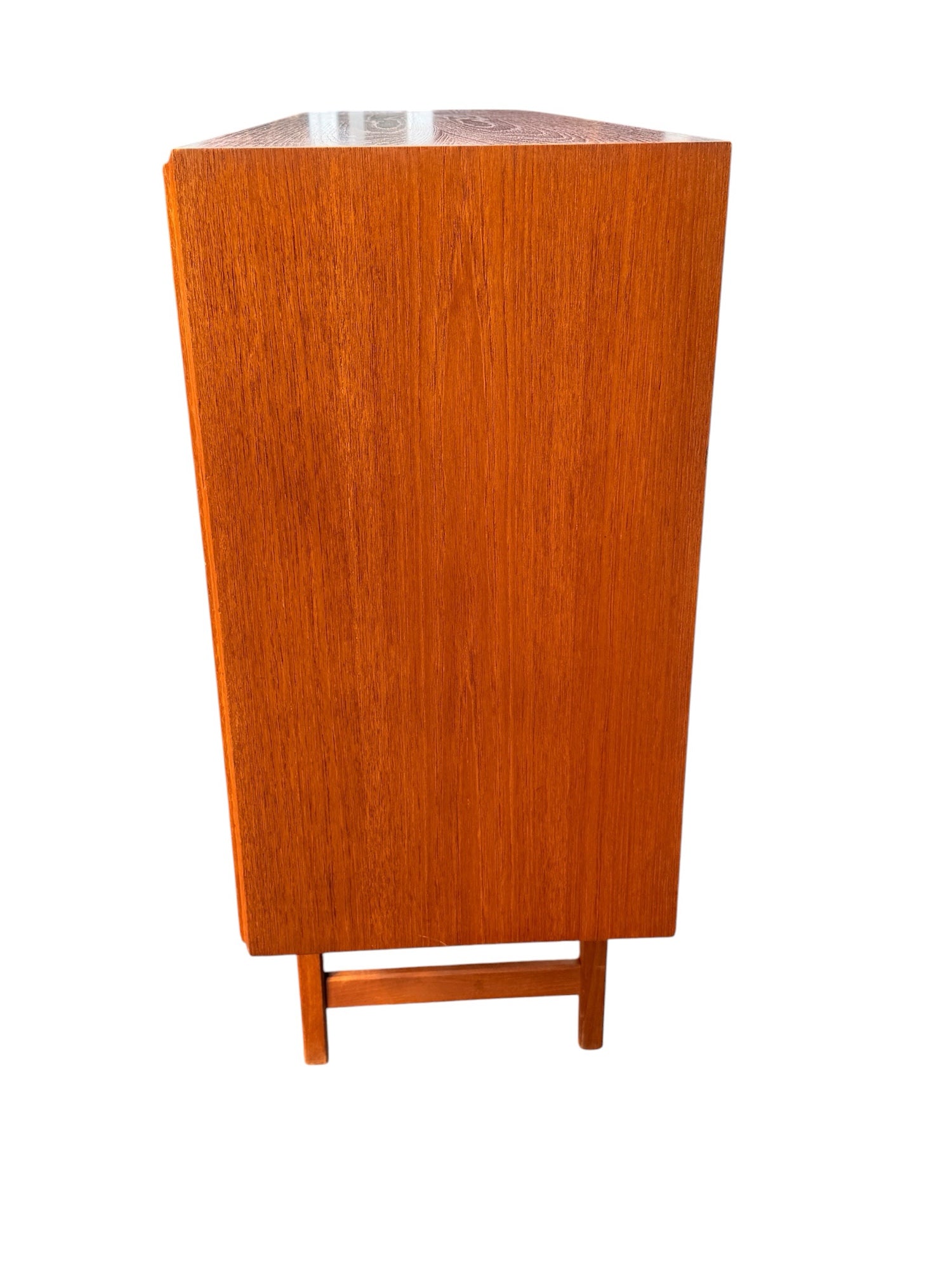 E.W. Bach teak highboard — opposite side view